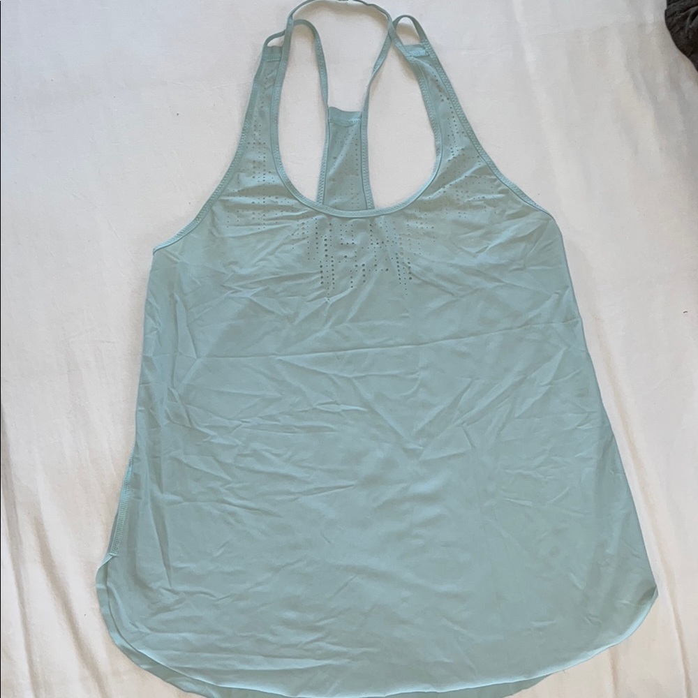 Lululemon Light Blue Racerback Tank Top size 6